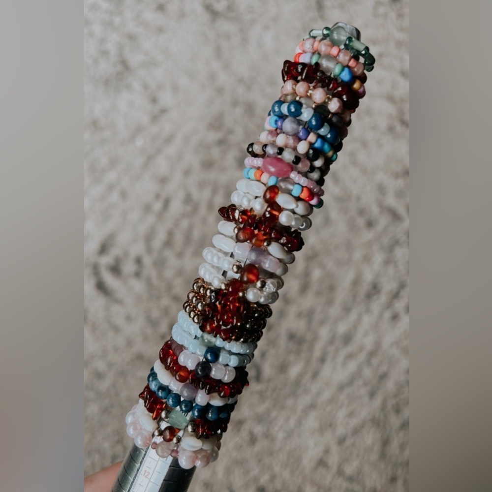 Stone Beaded Stretchy Rings🫶🏼GoldenHealingApothecary - Picture 9 of 17